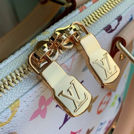 Replica Borsa Louis Vuitton LV x TM Alma BB in tela Monogram Multicolore M13078