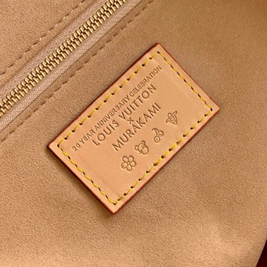 Replica Borsa Louis Vuitton LV x TM OnTheGo MM in tela Monogram Multicolore M13079