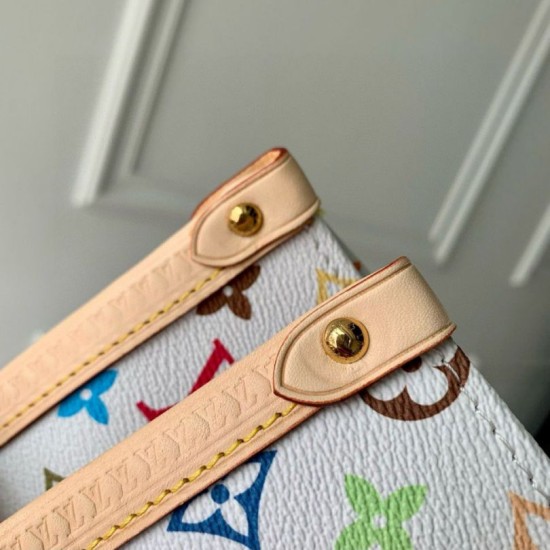 Replica Borsa Louis Vuitton LV x TM OnTheGo MM in tela Monogram Multicolore M13079