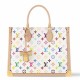Replica Borsa Louis Vuitton LV x TM OnTheGo MM in tela Monogram Multicolore M13079