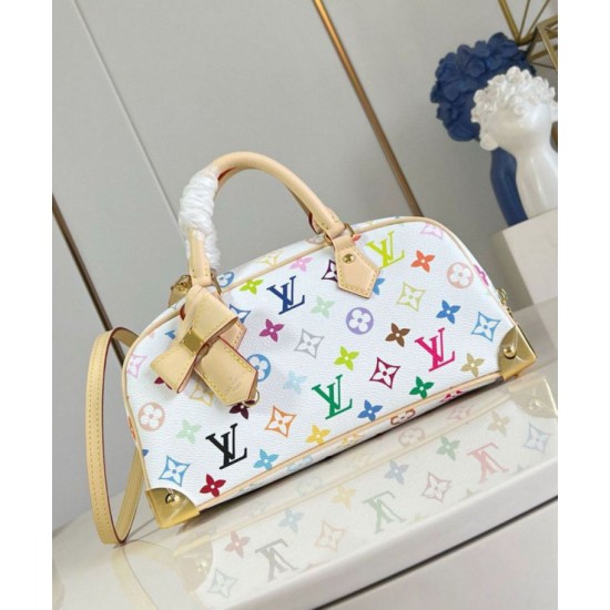 Replica Borsa a mano Louis Vuitton LV x TM in tela Monogram Multicolore M13084