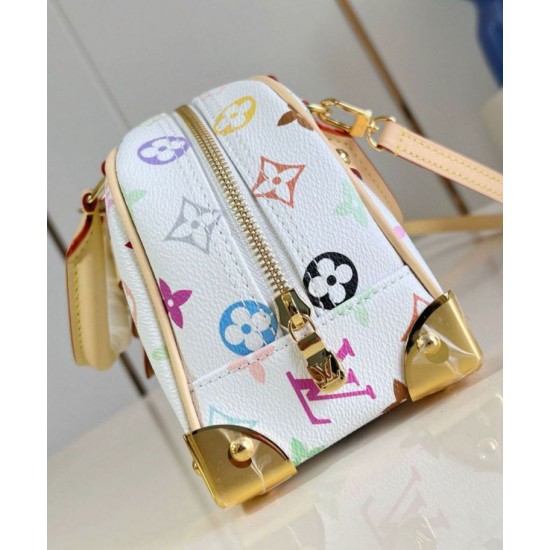 Replica Borsa a mano Louis Vuitton LV x TM in tela Monogram Multicolore M13084