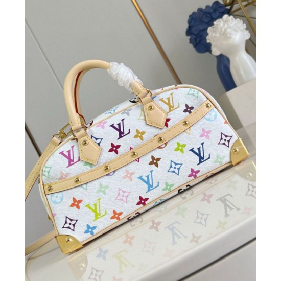 Replica Borsa a mano Louis Vuitton LV x TM in tela Monogram Multicolore M13084
