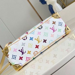 Replica Borsa a mano Louis Vuitton LV x TM in tela Monogram Multicolore M13084