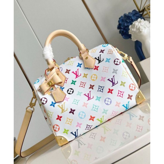 Replica Borsa Louis Vuitton LV x TM Speedy Bandouliere 25 in tela Monogram Multicolore M13085