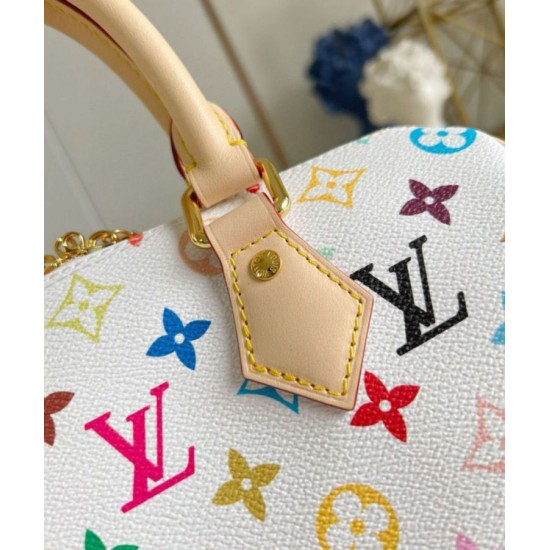Replica Borsa Louis Vuitton LV x TM Speedy Bandouliere 25 in tela Monogram Multicolore M13085