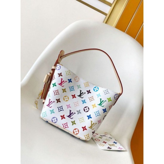 Replica Borsa Louis Vuitton LV x TM All In BB in tela Monogram multicolore M13089