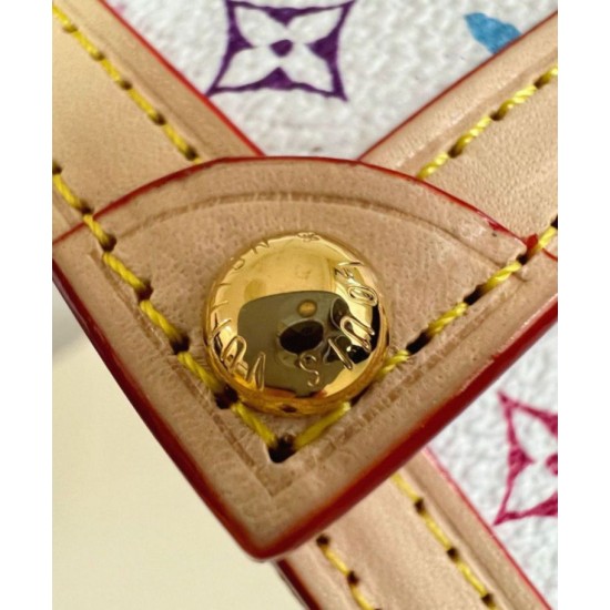 Replica Portafoglio Louis Vuitton LV x TM Sarah in tela Monogram Multicolore M13397