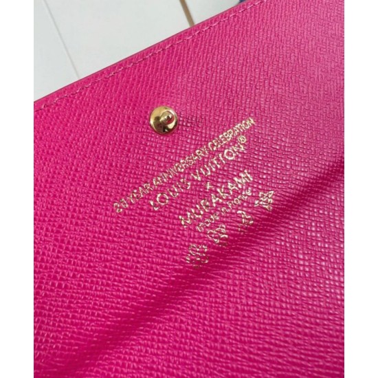 Replica Portafoglio Louis Vuitton LV x TM Sarah in tela Monogram Multicolore M13397