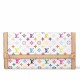 Replica Portafoglio Louis Vuitton LV x TM Sarah in tela Monogram Multicolore M13397
