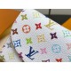 Replica Portamonete Louis Vuitton LV x TM Rosalie in tela Monogram Multicolore M13399