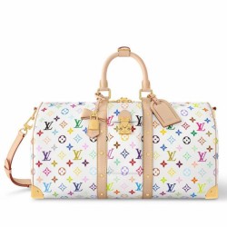 Replica Borsa Louis Vuitton LV x TM Keepall Bandouliere 45 in tela Monogram Multicolore M13742