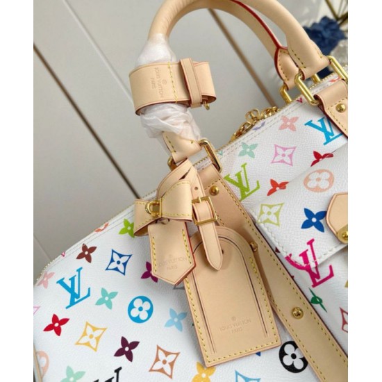 Replica Borsa Louis Vuitton LV x TM Keepall Bandouliere 45 in tela Monogram Multicolore M13742