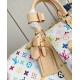 Replica Borsa Louis Vuitton LV x TM Keepall Bandouliere 45 in tela Monogram Multicolore M13742