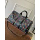 Replica Borsa Louis Vuitton LV x TM Keepall Bandouliere 50 in tela Monogram multicolore M13745