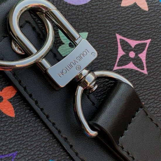 Replica Borsa Louis Vuitton LV x TM Keepall Bandouliere 50 in tela Monogram multicolore M13745