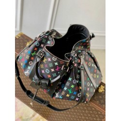 Replica Borsa Louis Vuitton LV x TM Keepall Bandouliere 50 in tela Monogram multicolore M13745