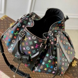 Replica Borsa Louis Vuitton LV x TM Keepall Bandouliere 50 in tela Monogram multicolore M13745