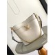 Replica Borsa Louis Vuitton Lock and Walk in pelle martellata marrone M24165