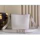 Replica Borsa Louis Vuitton Lock and Walk in pelle martellata bianca M24638