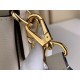 Replica Borsa Louis Vuitton Lock and Walk in pelle martellata bianca M24638