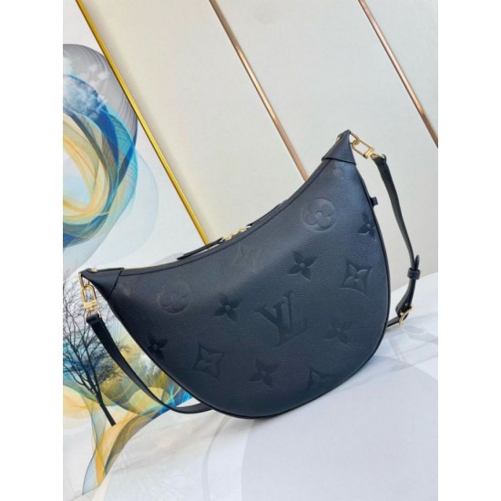 Replica Borsa hobo Louis Vuitton Loop in pelle Monogram Empreinte M46725