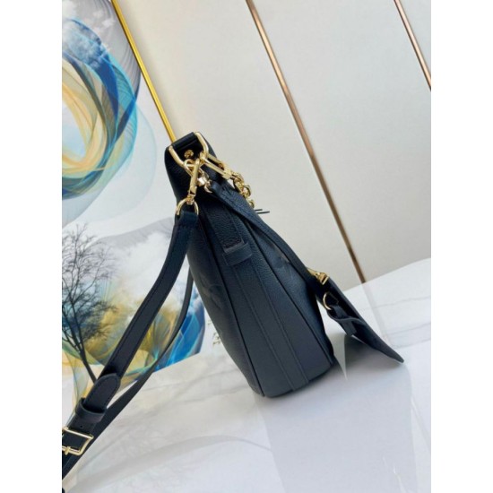 Replica Borsa hobo Louis Vuitton Loop in pelle Monogram Empreinte M46725