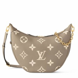 Replica Borsa hobo Louis Vuitton Loop in pelle Monogram Empreinte M46738