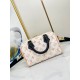 Replica Borsa Louis Vuitton Speedy Bandouliere 20 in tela Monogram Dune M46906