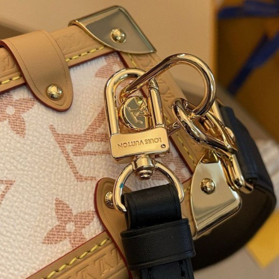 Replica Borsa Side Trunk Louis Vuitton in tela Monogram Dune M46907