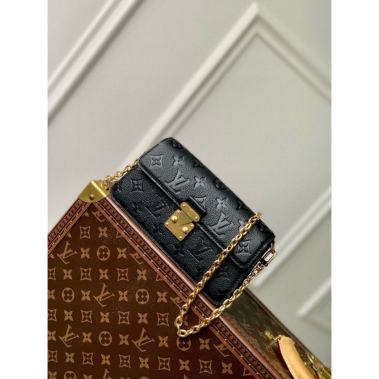 Replica Portafoglio Louis Vuitton Metis con catena in pelle Monogram Empreinte M82637