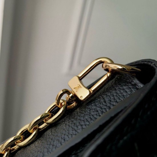 Replica Portafoglio Louis Vuitton Metis con catena in pelle Monogram Empreinte M82637