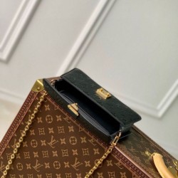 Replica Portafoglio Louis Vuitton Metis con catena in pelle Monogram Empreinte M82637