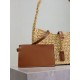 Replica Mini borsa Hobo Saint Laurent Le 5 À 7 in rafia naturale