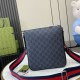 Replica Borsa a tracolla piccola Gucci GG Monogram 792082 Nero Imitazioni Falso