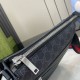 Replica Borsa a tracolla piccola Gucci GG Monogram 792082 Nero Imitazioni Falso