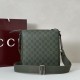 Replica Borsa a tracolla piccola Gucci GG Monogram 792082 Verde Imitazioni Falso