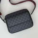 Replica Borsa a tracolla piccola Gucci GG Nero 795479 Imitazioni Falso