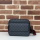 Replica Borsa a tracolla piccola Gucci GG Nero 795479 Imitazioni Falso