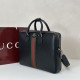 Replica Cartella da uomo Gucci Ophidia grande 834461 Nero Imitazioni Falso