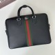 Replica Cartella da uomo Gucci Ophidia grande 834461 Nero Imitazioni Falso