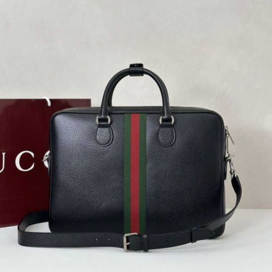 Replica Cartella da uomo Gucci Ophidia grande 834461 Nero Imitazioni Falso
