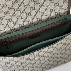 Replica Borsa a tracolla Gucci Ophidia media 834467 Marrone Imitazioni Falso