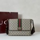 Replica Borsa a tracolla Gucci Ophidia media 834467 Marrone Imitazioni Falso