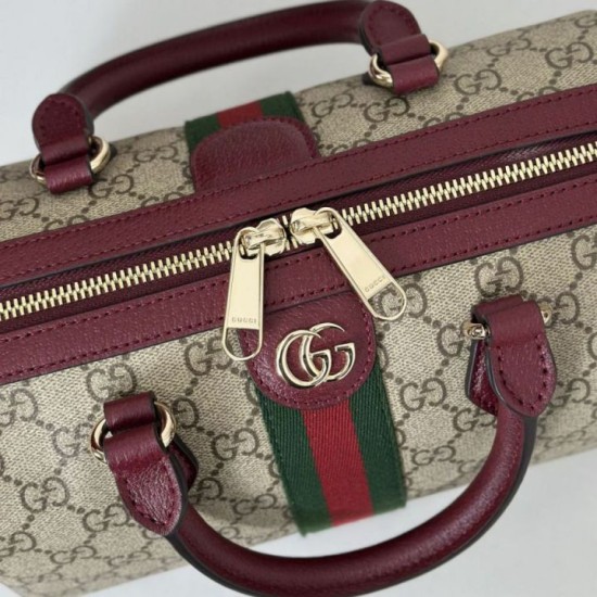 Replica Borsa bauletto media Gucci Ophidia 836825 Rossa Imitazioni Falso