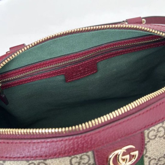 Replica Borsa bauletto media Gucci Ophidia 836825 Rossa Imitazioni Falso