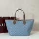 Replica Borsa tote grande Gucci Totissima 837190 Blu Imitazioni Falso