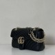 Replica Borsa a spalla media Gucci GG Marmont 837267 Nero Imitazioni Falso