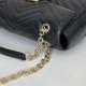 Replica Borsa a spalla media Gucci GG Marmont 837267 Nero Imitazioni Falso