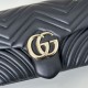 Replica Borsa a spalla media Gucci GG Marmont 837267 Nero Imitazioni Falso